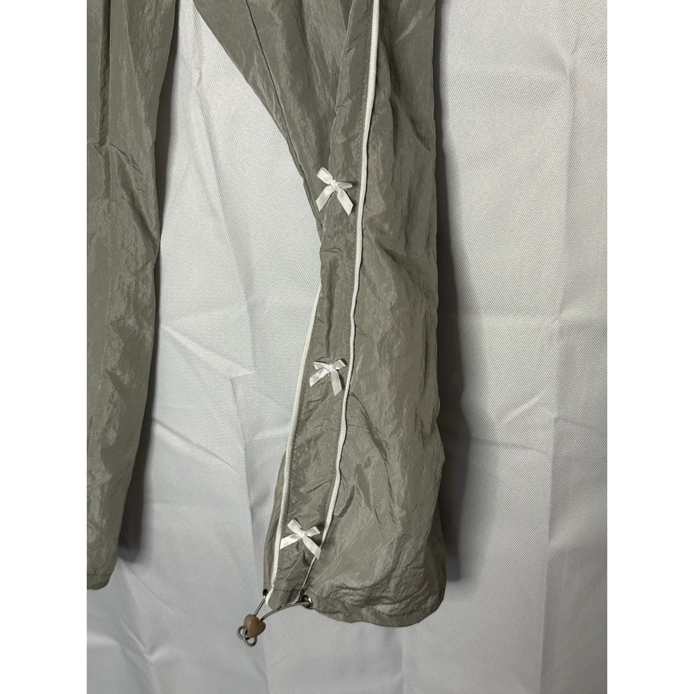 Y2K Coquette Bow Parachute Cargo Pants Fairy Grunge Wide Leg Balletcore M - Picture 6 of 8